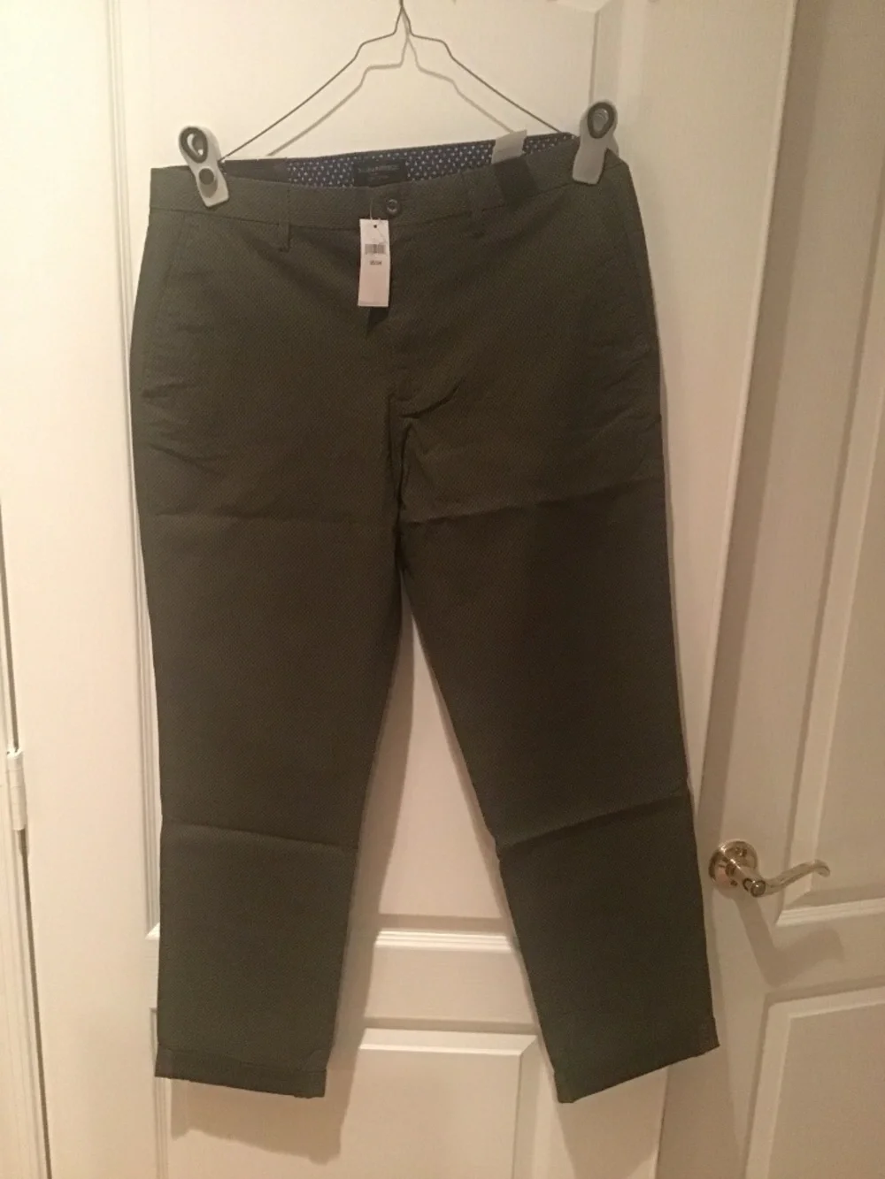 Banana Republic Aiden Olive summer weight chinos 35 x 34 new with tags